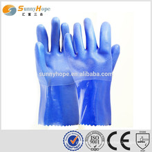 gloves manufacturer PVC coated chemical gloves long chemical gloves